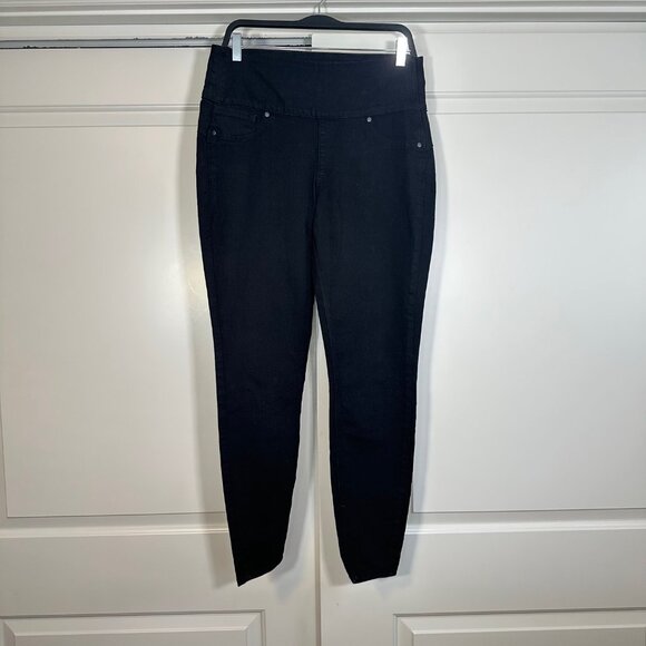 Spanx High Rise Side Zip Alexia Stretch Skinny Jeans Indigo - Large (10-12) - Picture 5 of 15